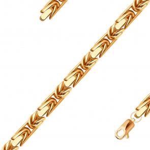 Золотая цепь плетение Византийская ЮЗ Корона К1-King 2 фото